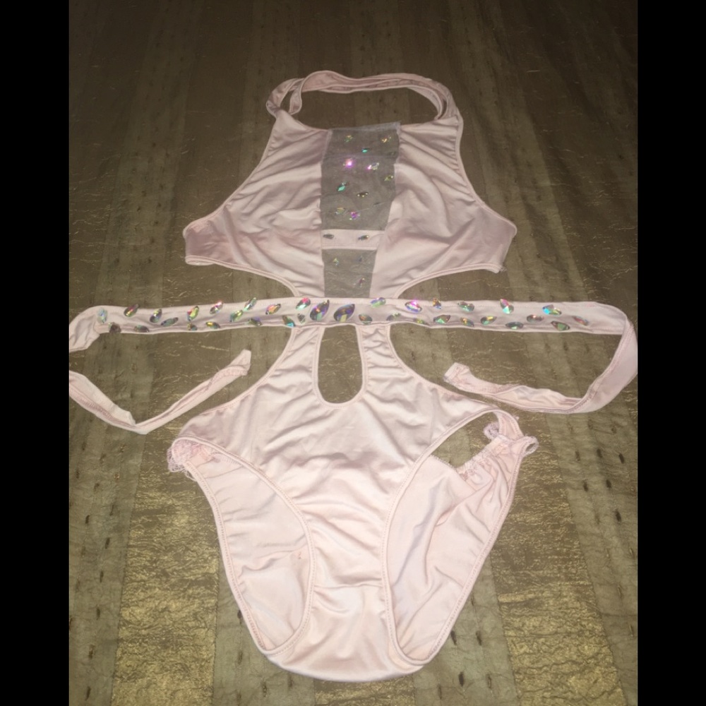 Brand new gemmed Bathing suit